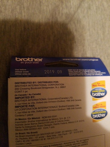 Brother LC71BK Single Ink Cartridges Standard-Yield Black 09/2019