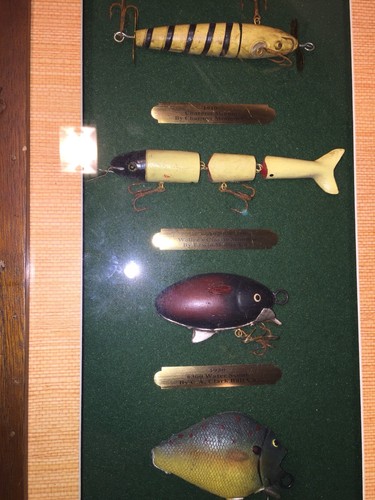 real antique fishing lures of the 20th century