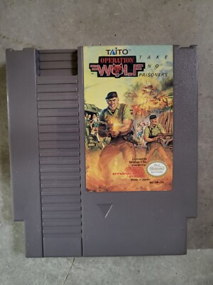 OPERATION WOLF Take No Prisoners - Original - Nintendo (NES) Game