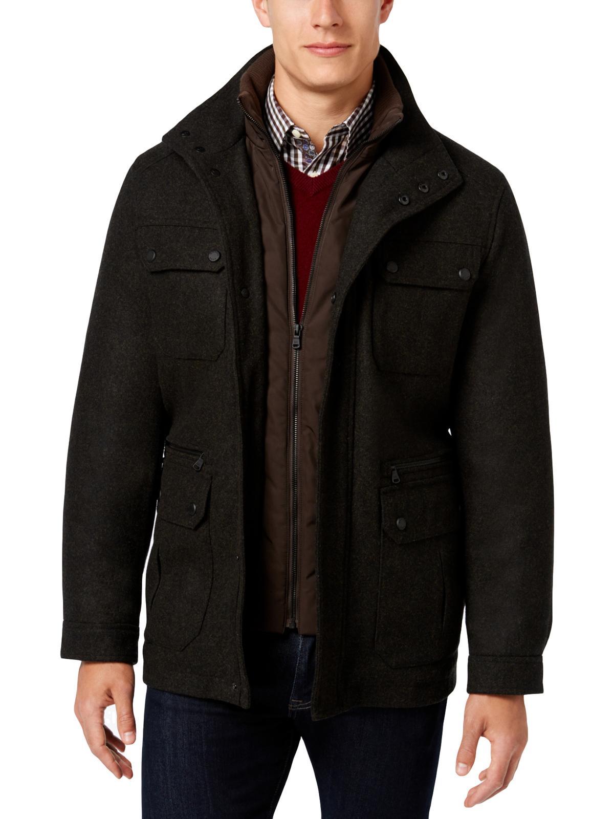 NWT MICHAEL KORS Men's Big&Tall Wool-Blend Military/Field NWT MICHAEL KORS Men's Big&Tall Wool-Blend Military/Field