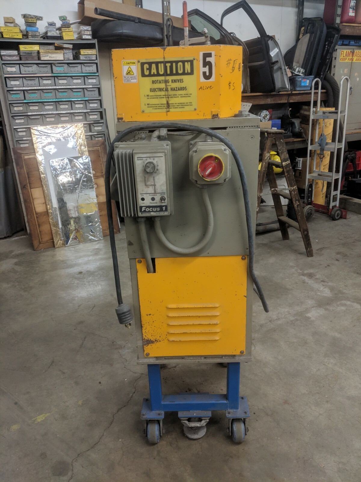 Conair 304 Pelletizer 20 knife 2HP DC, BRAND NEW ROTOR!