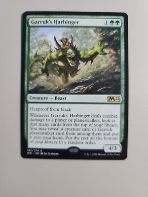 MTG Garruk's Harbinger Core Set 2021 185/274 Regular Rare