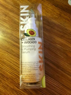 COLLAGEN + AVOCADO SMOOTHING PLUMPING SERUM IMPROVES SKIN ELASTICITY