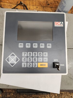 SCA SCHUCKER APC 3000 TERMINAL processor 3000-05 Screen a031007-1b Auto Program