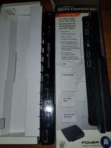 Slim Sony Playstation Ps3 Power A Media Expansion Bar