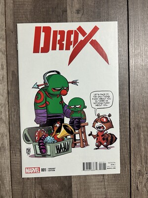 Drax #1 (Marvel Comics January 2016) Skottie Young Variant Cover