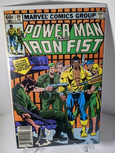 Power Man and Iron Fist #89 (1983) Newsstand. Luke Cage
