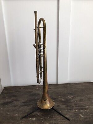 Vintage 1931 C.G. Conn 58B Pea Shooter Trumpet S W Elkhart Indiana