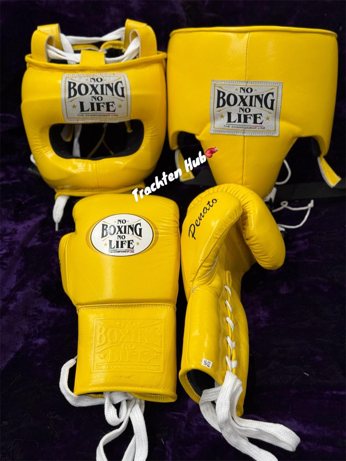 No Boxing No Life Sparring Boxing Full kit | PREMIUM YELLOW