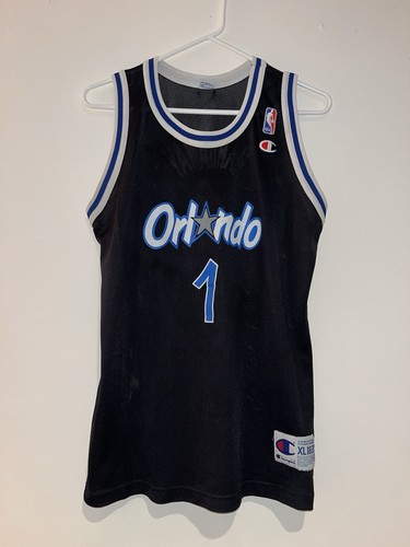 Orlando Magic #1 Hardaway Vintage Basketball Jersey Youth Sz