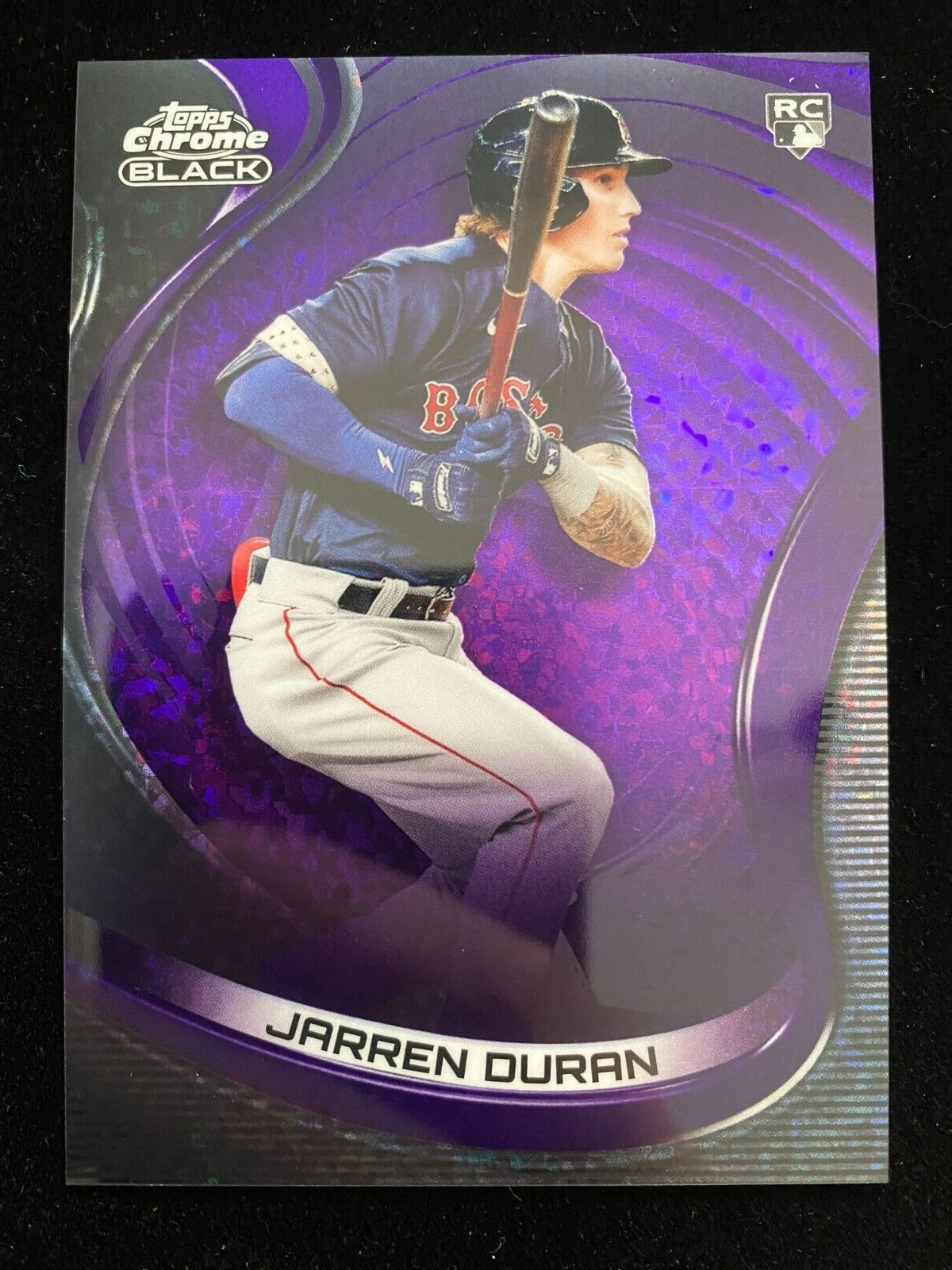 超高品質で人気の 2022 Topps REFRACTOR PURPLE Rookie DURAN JARREN Black Chrome Topps