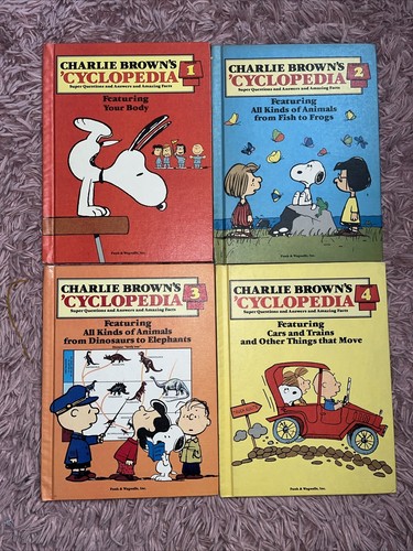 Vintage 1990 Charlie Brown's Cyclopedia Complete Set 1-9, 11