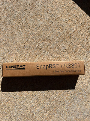 Generac SnapRS RS801 Inline Disconnect Device