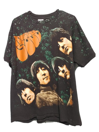 THE BEATLES ビートルズ RUBBER SOUL Tシャツ 90s 白 1990 the Beatles Rubber Soul Album T-shirt - Etsy
