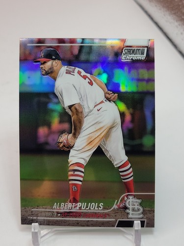 2022 Topps Stadium Club Chrome 173 Albert Pujols Refractor
