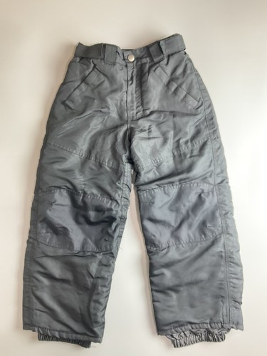 Cherokee Kids S 6/7 Unisex Black Adjustable Waist Snow Ski Winter Pants