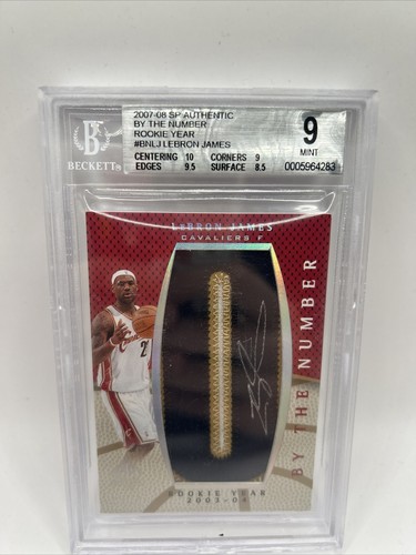 2007-08 SP Authentic By The Number LeBron James Patch /50