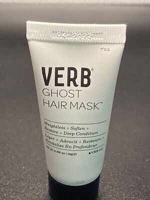 Verb Ghost Hair Mask Travel Size Sealed .68oz / 19g Conditioner Brand New