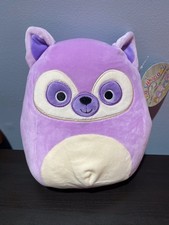 Kellytoy 8 inch Squishmallow Leila The Purple Lemur NWT Rare | eBay