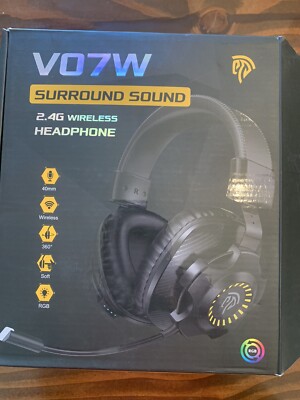 NEW EasySMX V07W Surround Sound 2.4G Wireless Headphone