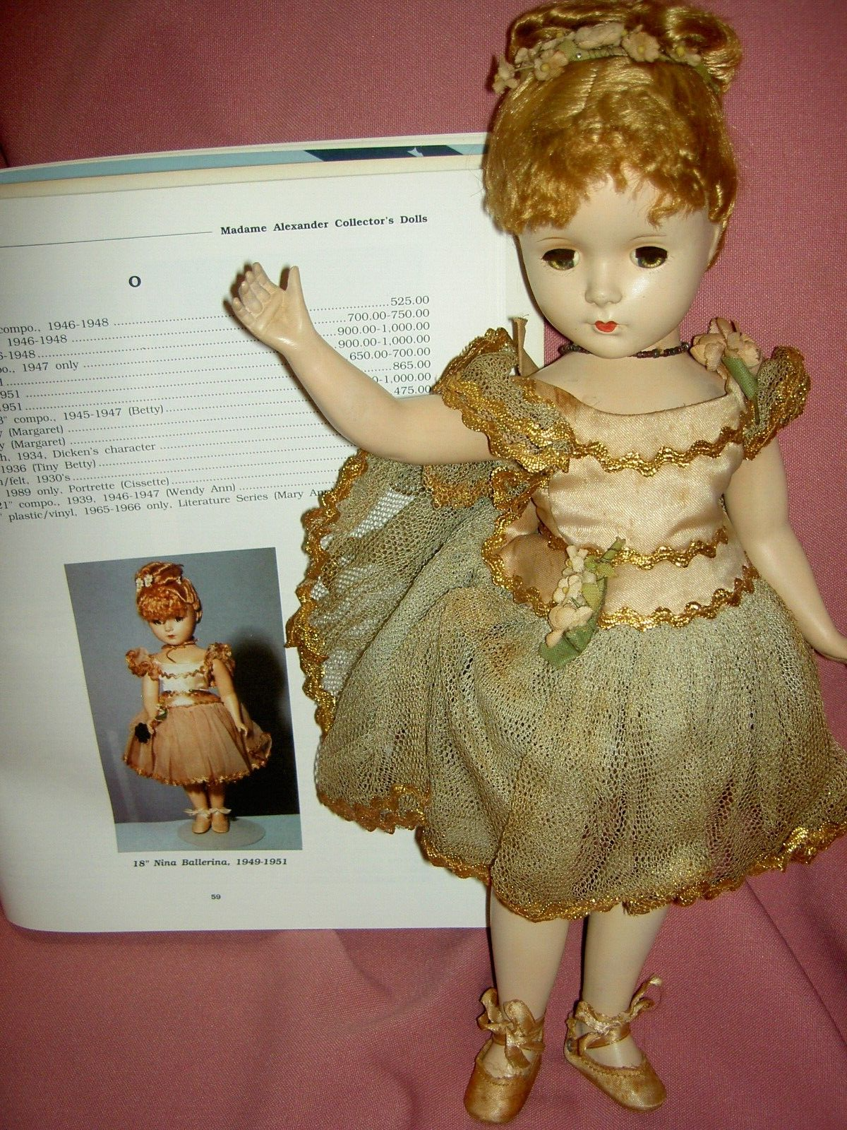 Pretty Madame Alexander tagged, Nina Pretty Madame Alexander tagged, Nina