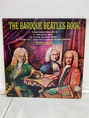THE BAROQUE BEATLES BOOK - Joshua Rifkin (Elektra) - 12'' Vinyl Record LP - VG+