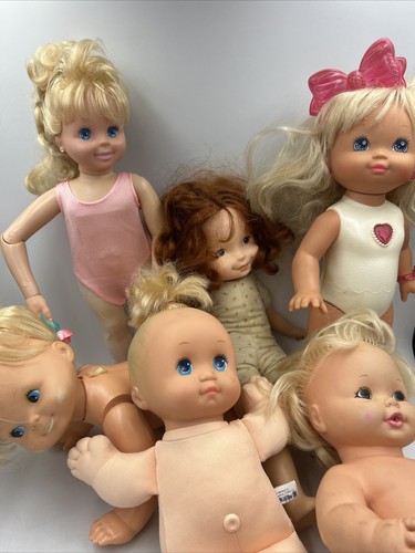 Vintage 80’s 90’s Baby Dolls Lot Magic Nursery Baby Tender Love PJ Sparkles