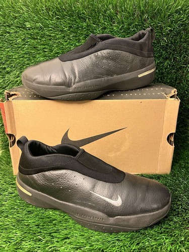 VNTG🔥 Sz 9.5 - Nike Team SUPREME '99 Black Leather MOC