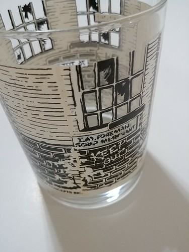 Dr Who Vintage Color Changing Drinking Glass 1987