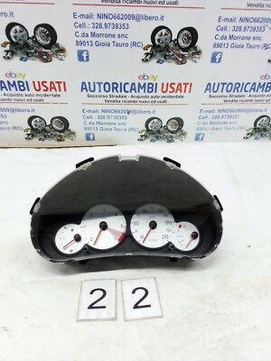Quadro Strumenti Peugeot 206 usato in Italia | vedi tutte i 72 prezzi!