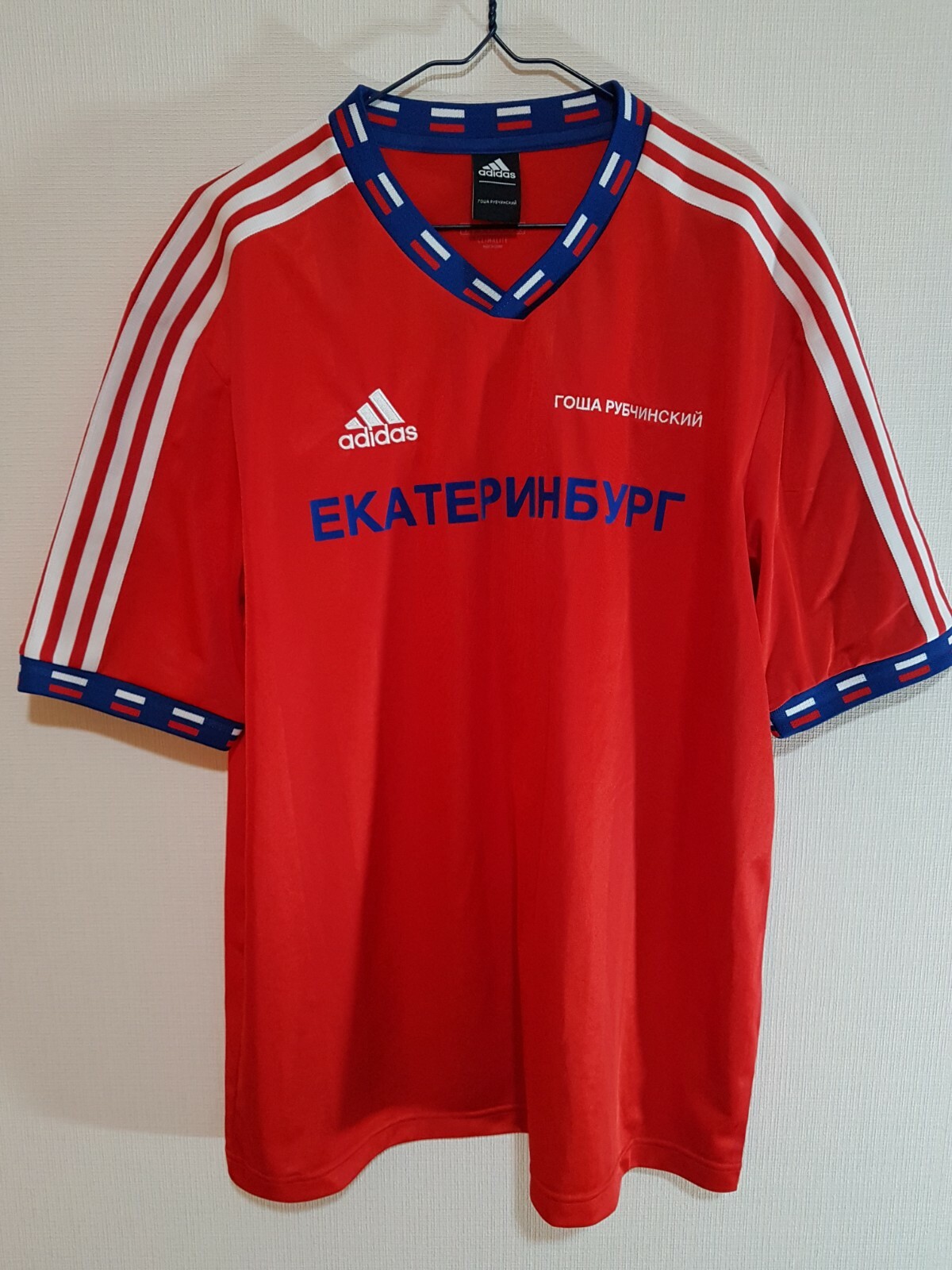 ウェア adidas xGosha Rubchinskiy Football Shirt Adidas x Gosha Rubchinskiy Jersey Men's Medium = XL RARE