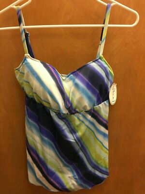 Prego Maternity Tankini. Multicolor. Size Small 4-6. Model 3301 A183sp