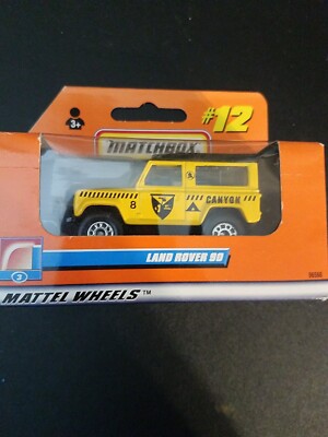 Matchbox 2000 International Window Box Release #12 Land Rover 90 Yellow Canyon