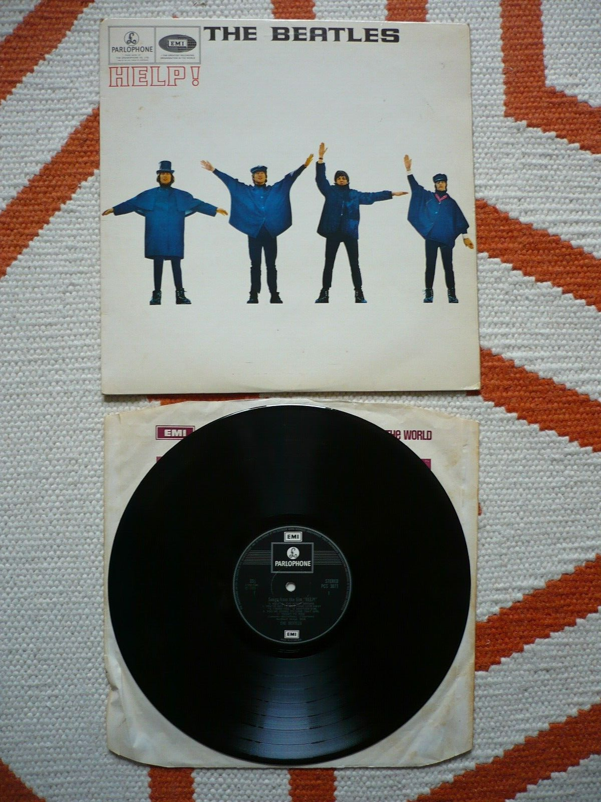 The Beatles Help! Vinyl UK 1965 / 1970 Parlophone 2 Box EMI Stereo