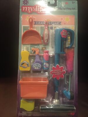 My Life As Tidy Up Play Set Sound For 18'' Dolls New