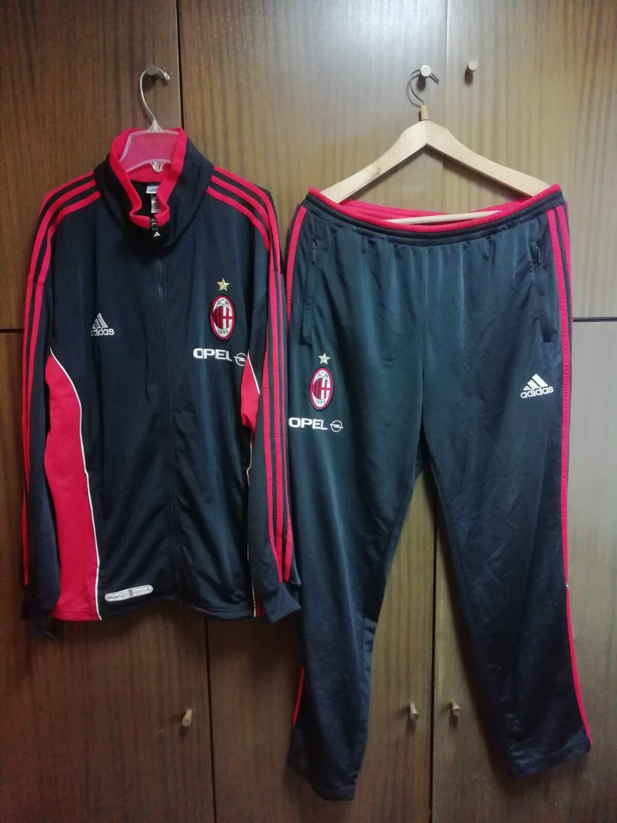 ac milan tracksuit adidas