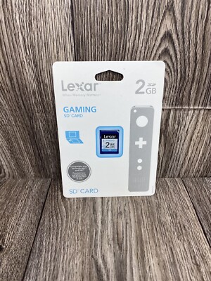 Lexar Gaming Sd Card 2gb brand new and sealed 
