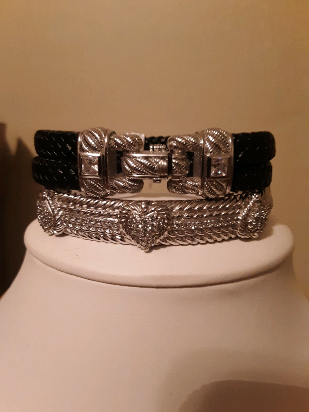 Judith Ripka Sterling Silver Jewelry Lot.