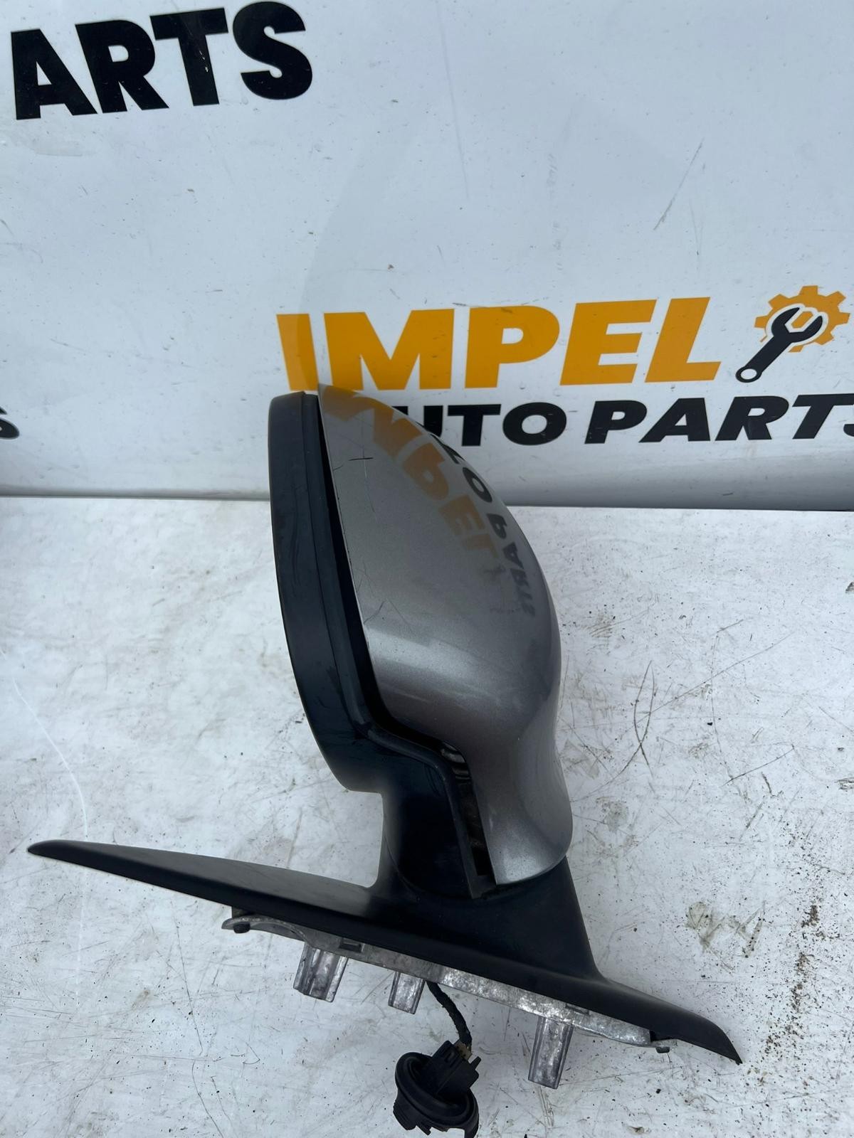 2010 Bmw 3 Series E90/E91 09/2008-04/2012 LEFT DOOR MIRROR NON-SEAT ADJ SILVER image 3