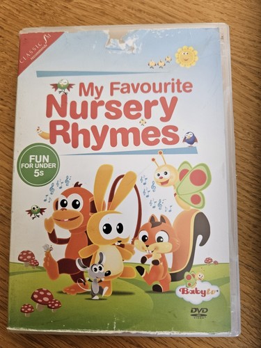 BABY TV MY FAVOURITE NURSERY RHYMES DVD KIDS COVER DAMAGED