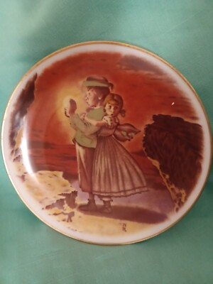 Norman Rockwell Tom Sawyer FIRST EDITION PLATE Crown-Bavaria Mark Twain  