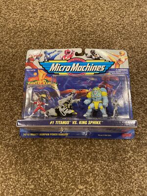 New--Collectible Micro Machines #1 Titanus vs King Sphinx-74710-Power Rangers  