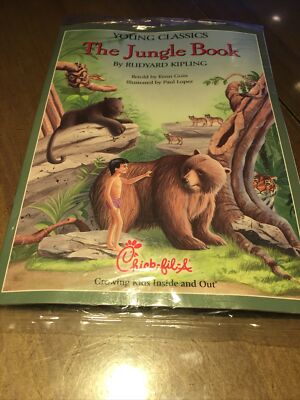 The Jungle Book (paperback), by Rudyard Kipling Chick-fil-a Series New Sealed