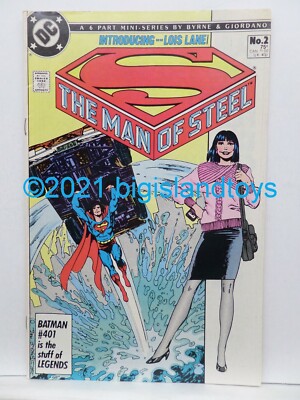 DC Comics Comic Book 1986 Superman Man Of Steel Mini-Series #2 John Byrne VF/NM