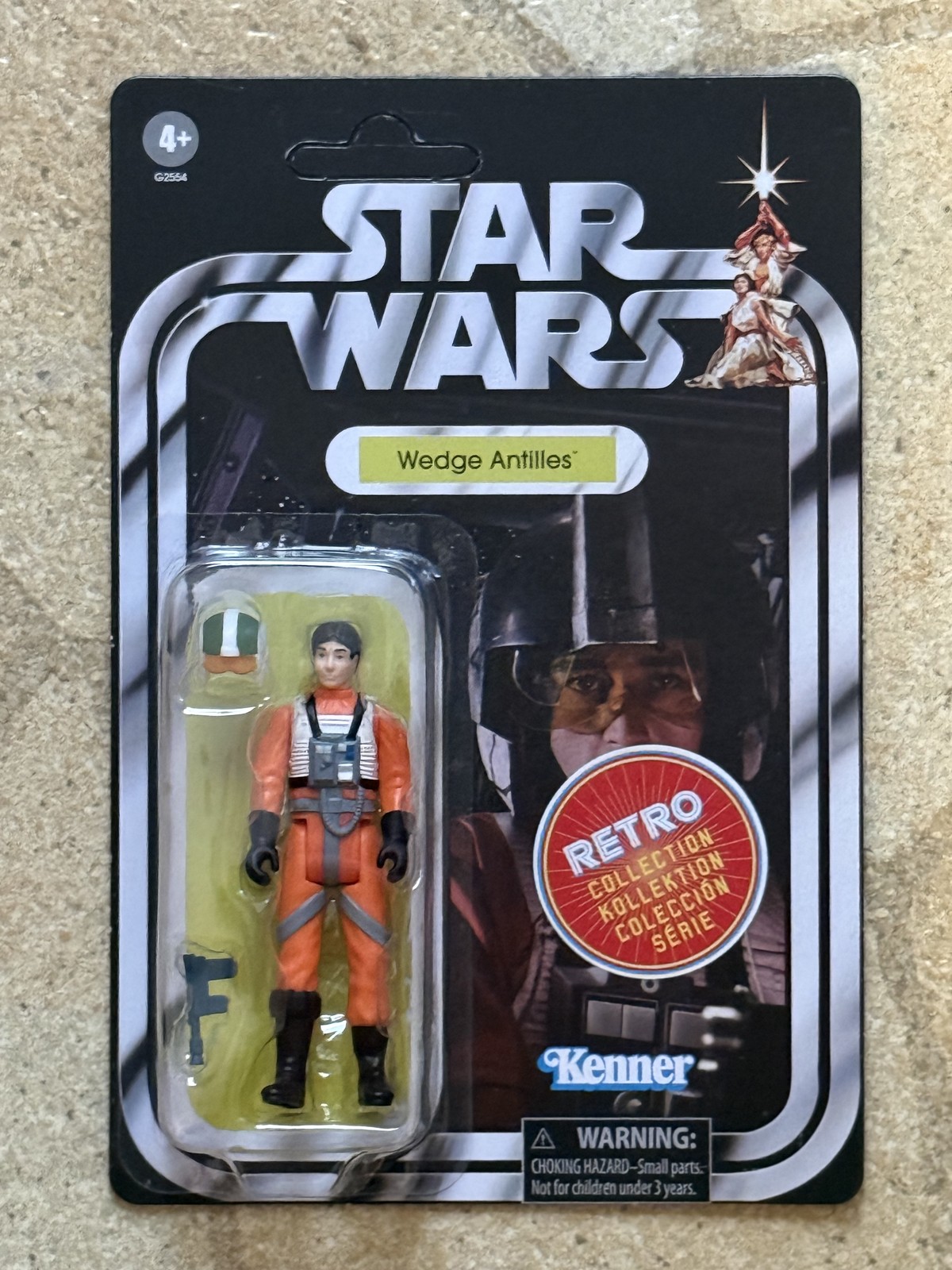 Wedge Antilles X-Wing Pilot Retro Vintage Collection Figure Star Wars UNPUNCHED
