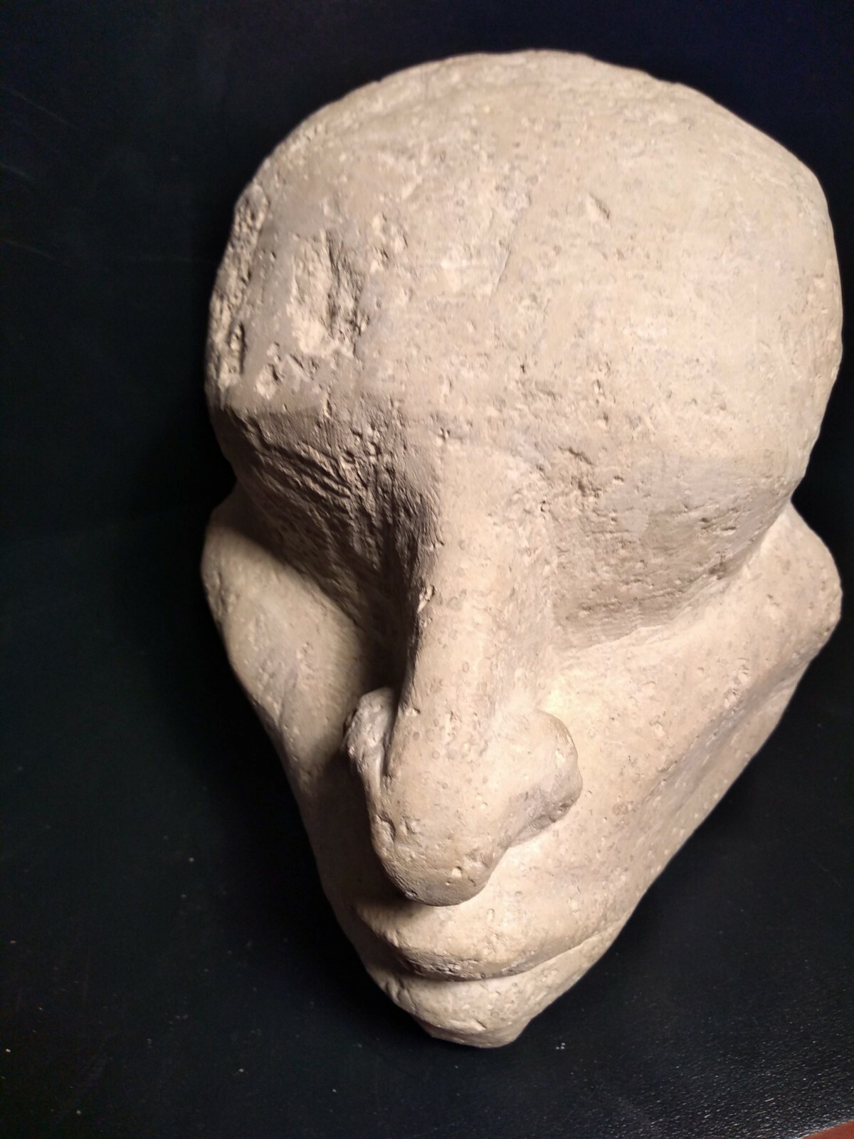 The Sentinel-original sculpture-hand carved from limestone