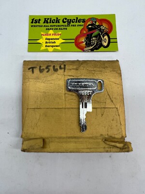 Vintage TEC Honda Factory Pre Cut Motorcycle Key # T6564 OEM