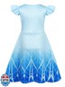 Sukyfecde Girls Princess Dresses Toddler Kids Costume Birthday Party Dress Halloween Cosplay Outfits Size 6 Blue
