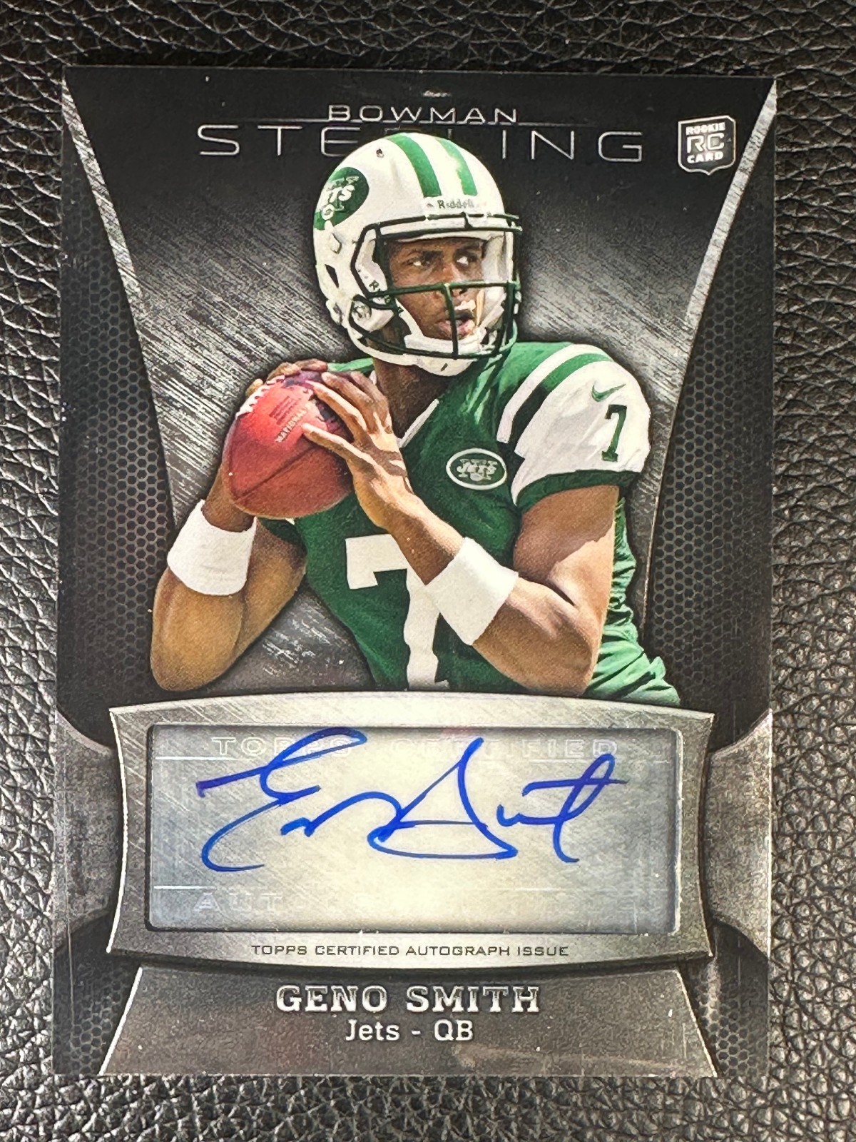 2013 Bowman Sterling Geno Smith Auto Autograph RC Rookie