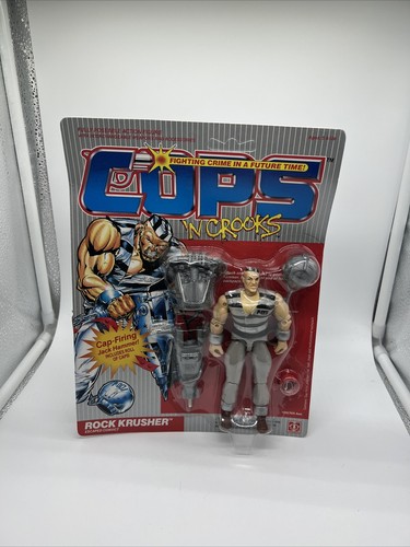 Rock Krusher Escape Convict Cops N Crooks C.O.P.S. 1989 Hasbro New  Unpunched